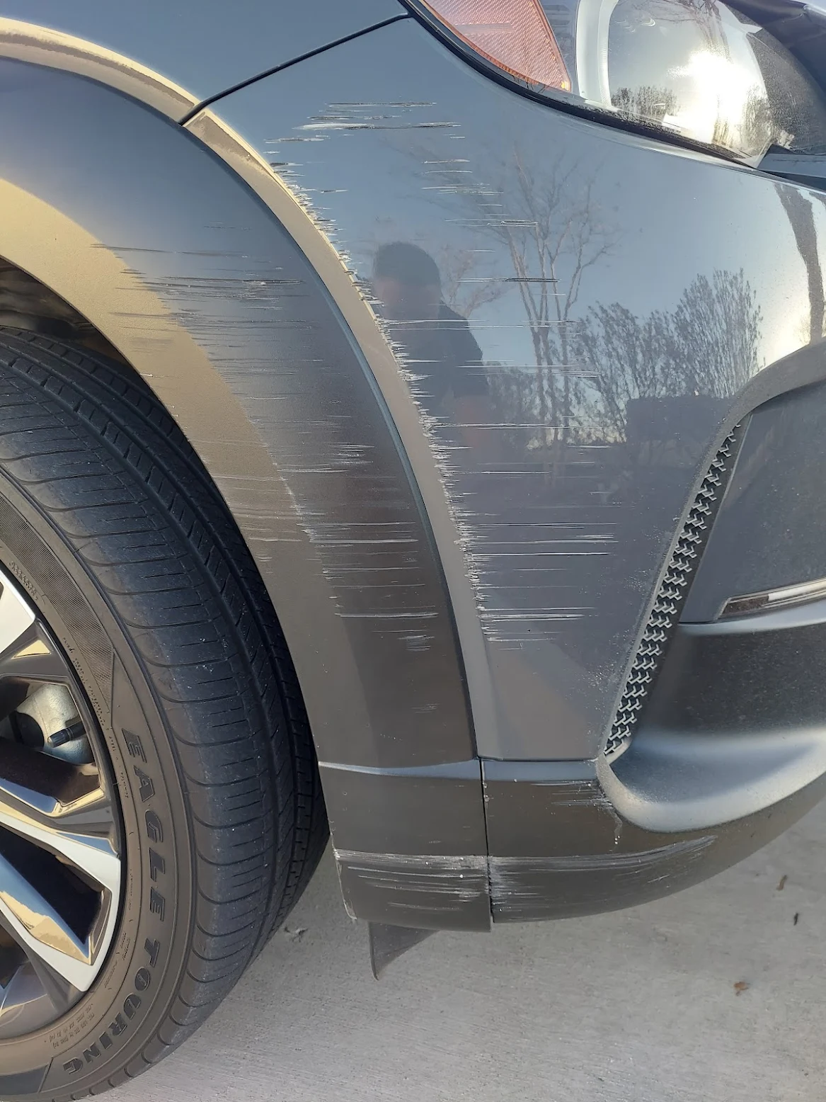 Vehicle before repair